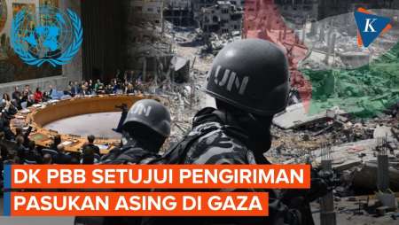 DK PBB Setujui Pengerahan Pasukan Internasional Di Gaza