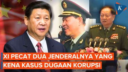 Militer China "Digerogoti" Dugaan Korupsi, Xi Jinping Pecat 2 Jenderalnya!