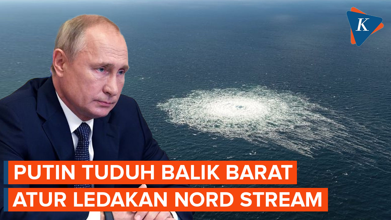 Putin Balik Tuduh Barat Atur Ledakan Penyebab Pipa Nord Stream Bocor