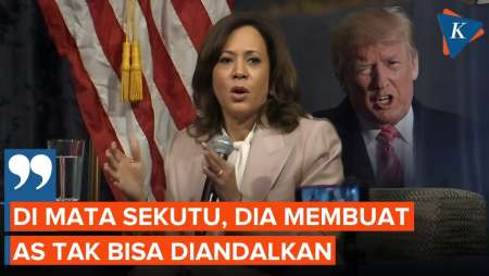 Kamala Harris Sebut Trump Bikin AS Tak Bisa Diandalkan Di Mata Sekutu