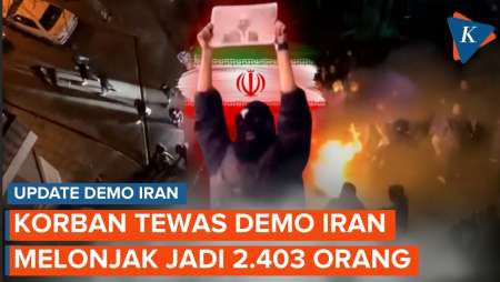 Korban Tewas Demo Iran Naik Terus, Kini Lampaui 2.000 Orang