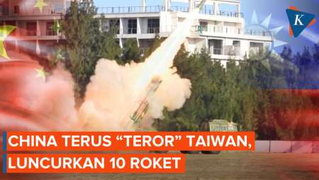 Hari Kedua Latihan Di Dekat Taiwan, China Luncurkan 10 Roket