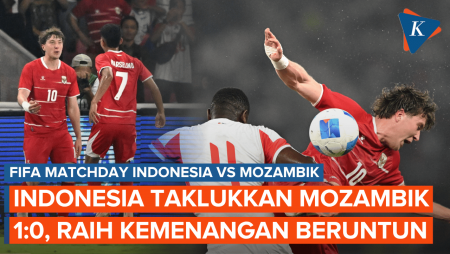 Hasil Timnas Indonesia Vs Mozambik 1:0, Kemenangan Beruntun Skuad Garuda