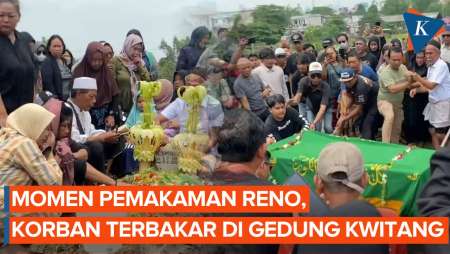 Suasana Pemakaman Reno, Korban Kerusuhan Kwitang Yang Tinggal Kerangka