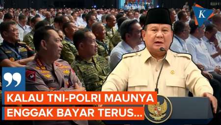 Imbau Rakyat Beli Motor Listrik, Prabowo: TNI-Polri Maunya Ga Bayar