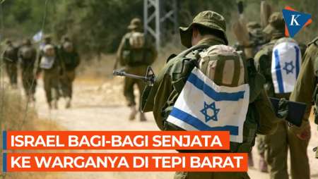 Militer Israel Bagikan Senjata ke Pemukim Ilegal di Tepi Barat, untuk Apa?