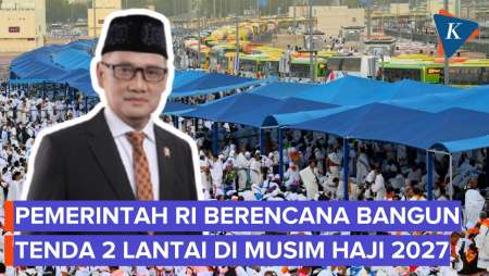 Kemenhaj Ungkap Rencana Buat Tenda 2 Lantai Di Mina Untuk Jemaah Haji 2027