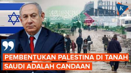 Netanyahu Bercanda soal Pendirian Negara Palestina di Arab Saudi