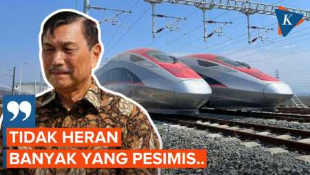 Luhut Akui Banyak Pihak Pesimistis soal Kereta Cepat Jakarta Bandung