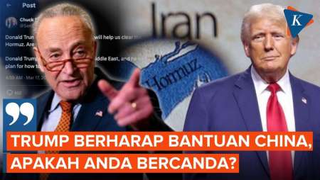Trump Diejek Senator AS Setelah Minta Bantuan China Buka Blokade Selat Hormuz