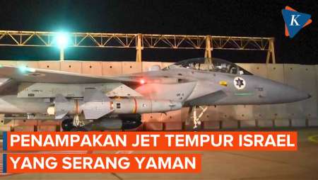 Penampakan Jet-jet Tempur Israel yang Serang Yaman