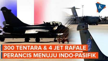 Perancis Kerahkan 300 Tentara dan 4 Jet Tempur Rafale ke Indo-Pasifik, Ada Apa?