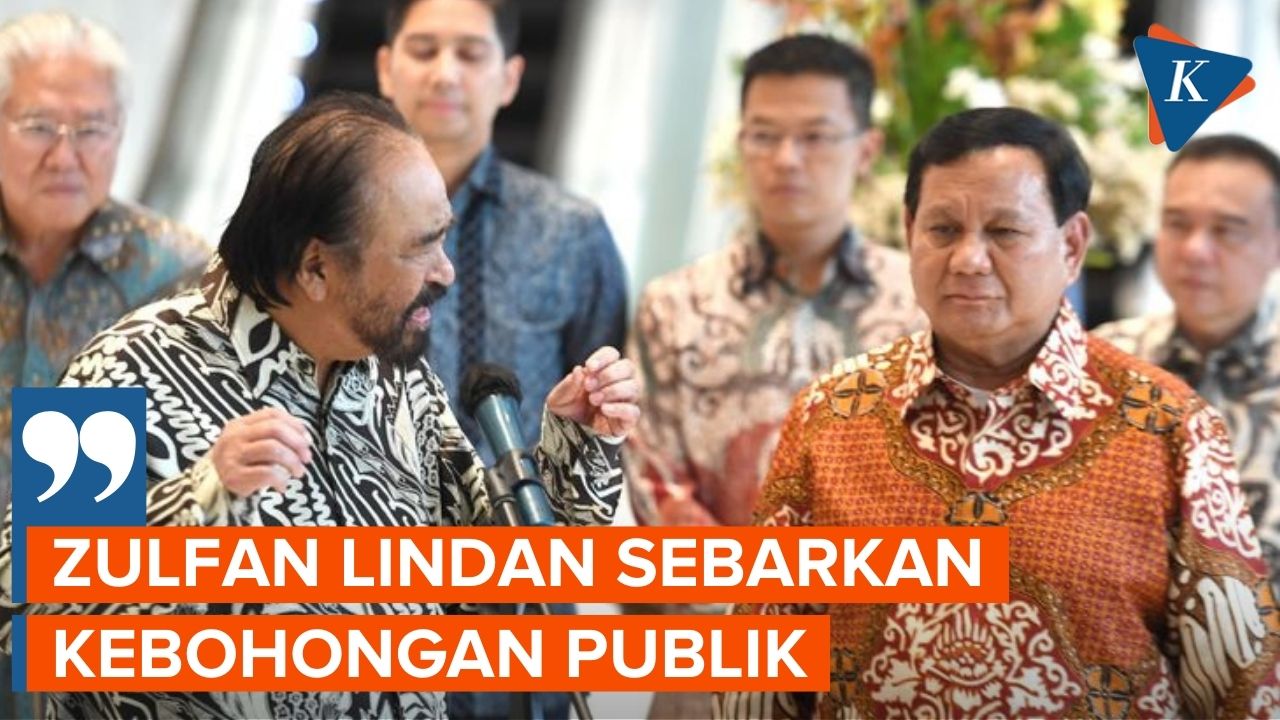 Prabowo Bantah Surya Paloh Pernah Sarankan Tak Usah Maju Pilpres karena Sudah Tua