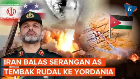 Balas Serangan AS, Iran Tembakkan Rudal ke Pangkalan Militer di Yordania