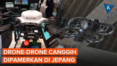 Melihat Beragam Drone Canggih Dalam Pameran Di Jepang
