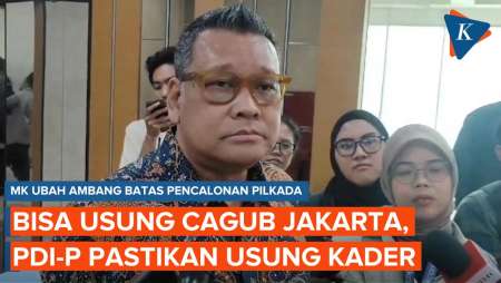 PDI-P Pastikan Kadernya Bertarung di Jakarta Usai MK Ubah Ambang Batas Pilkada