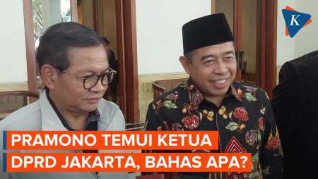 Pramono Temui Ketua DPRD Jakarta dari PKS, Bahas Apa?