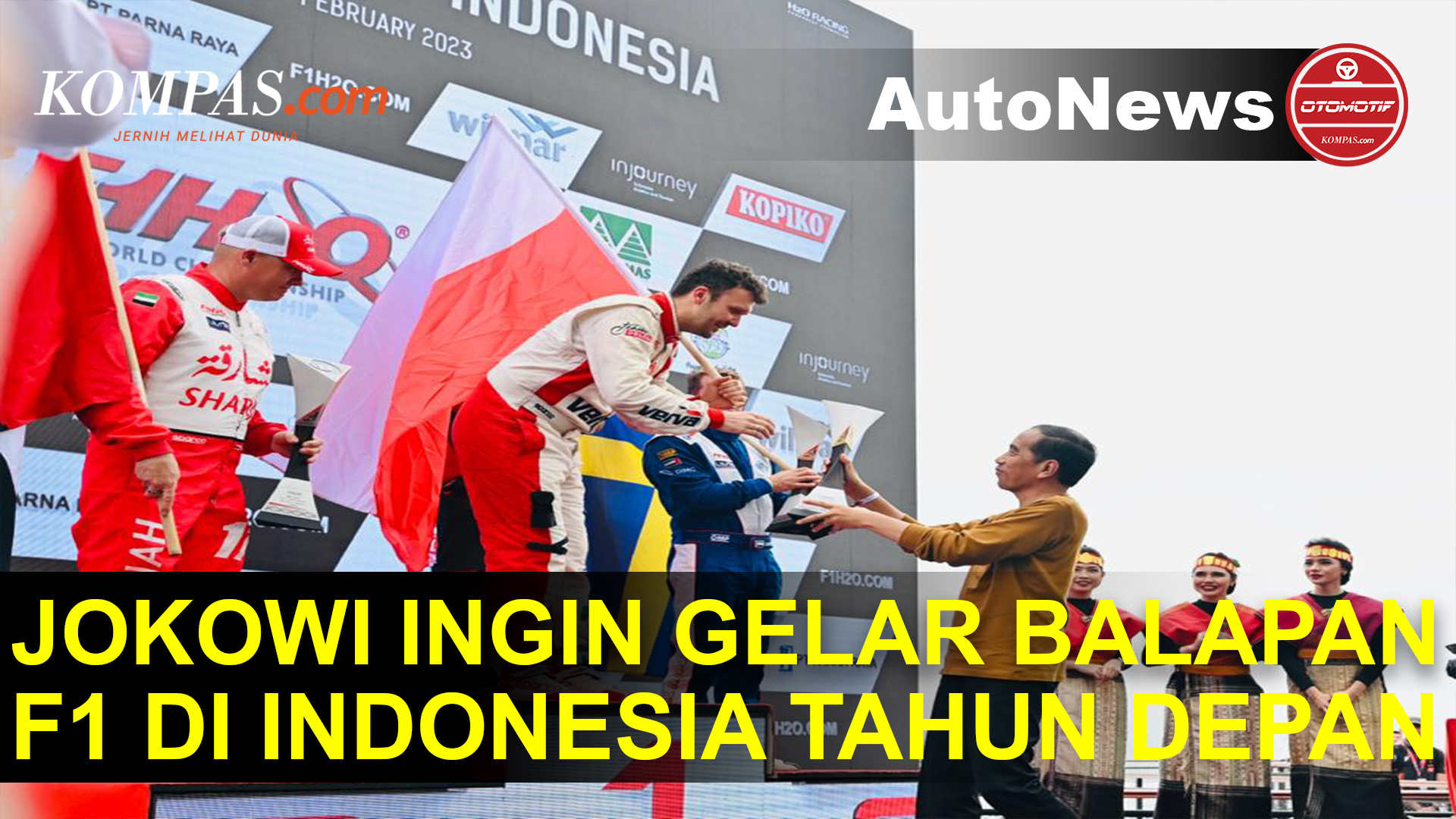 Jokowi Mau Gelar Balapan F1 di Indonesia pada Tahun Depan