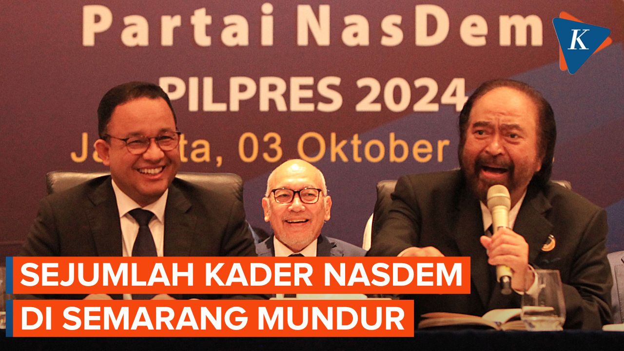 Calonkan Anies Baswedan, Sejumlah Kader Partai Nasdem di Semarang Mundur