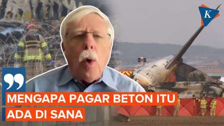 Pakar Penerbangan Pertanyakan Pagar Beton Tempat Pesawat Jeju Air Jatuh