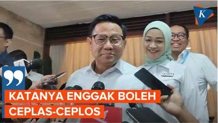 Ditanya Siapa Lawan Terberat dalam Debat Keempat, Cak Imin: Enteng…