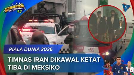 Detik-detik Skuad Iran Tiba Di Meksiko Dikawal Ketat, Sempat Terganjal Visa Di AS