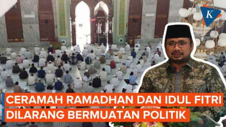 Menag Larang Ceramah Ramadhan dan Idul Fitri Bermuatan Politik Praktis