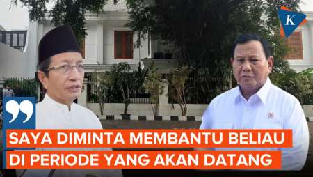 Diajak Masuk Kabinet Prabowo, Imam Besar Istiqlal: Sangat Surprise! 