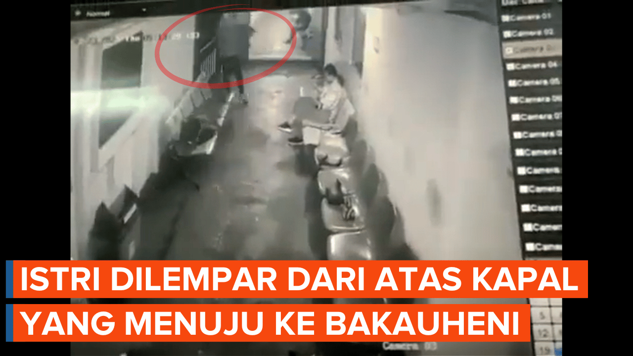 Ini Kejadian Viral Suami Bopong Istrinya di Atas Kapal Menuju Bakauheni