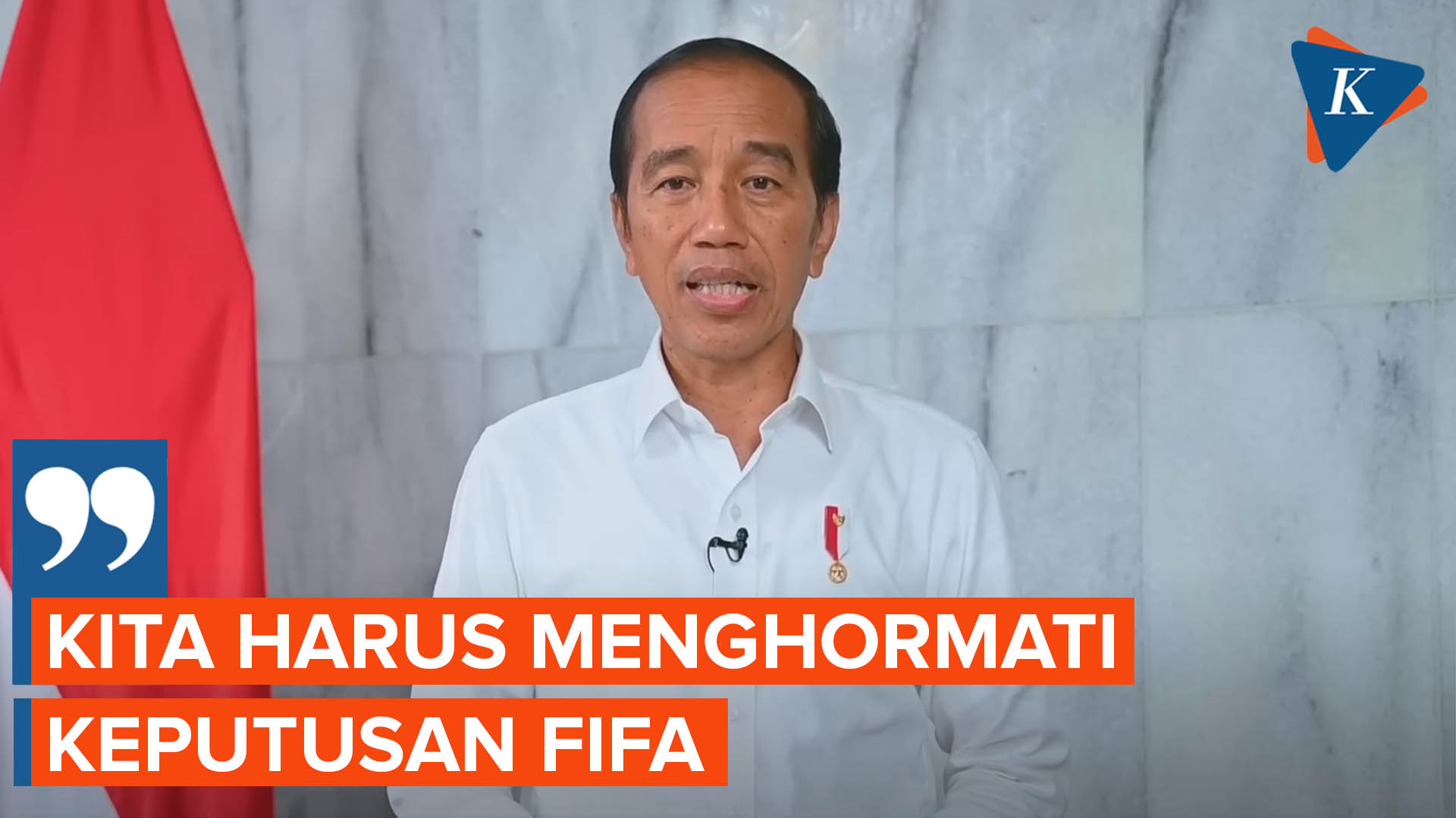 [FULL] Tanggapan Jokowi soal Indonesia Batal Jadi Tuan Rumah Piala Dunia U-20