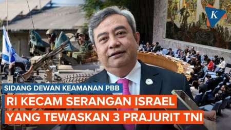 Sidang DK PBB, Indonesia Kecam Serangan Israel yang Tewaskan 3 Prajurit TNI
