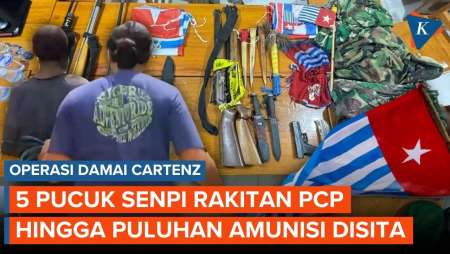 Polisi Ringkus Pentolan dan 4 Anggota KKB Kodap I Mamta di Keerom Papua