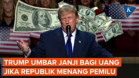 Trump Janji Beri Rp 87 Juta Per Orang Jika Republik Menang Pemilu