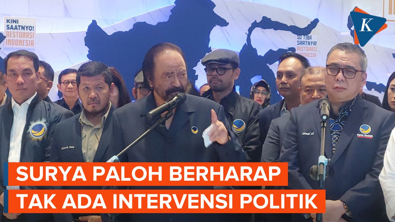 Johnny Plate Tersangka, Surya Paloh Berharap Tak Ada Intervensi Politik