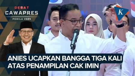 [FULL] Anies Bangga dengan Penampilan Cak Imin di Debat Keempat Pilpres 2024