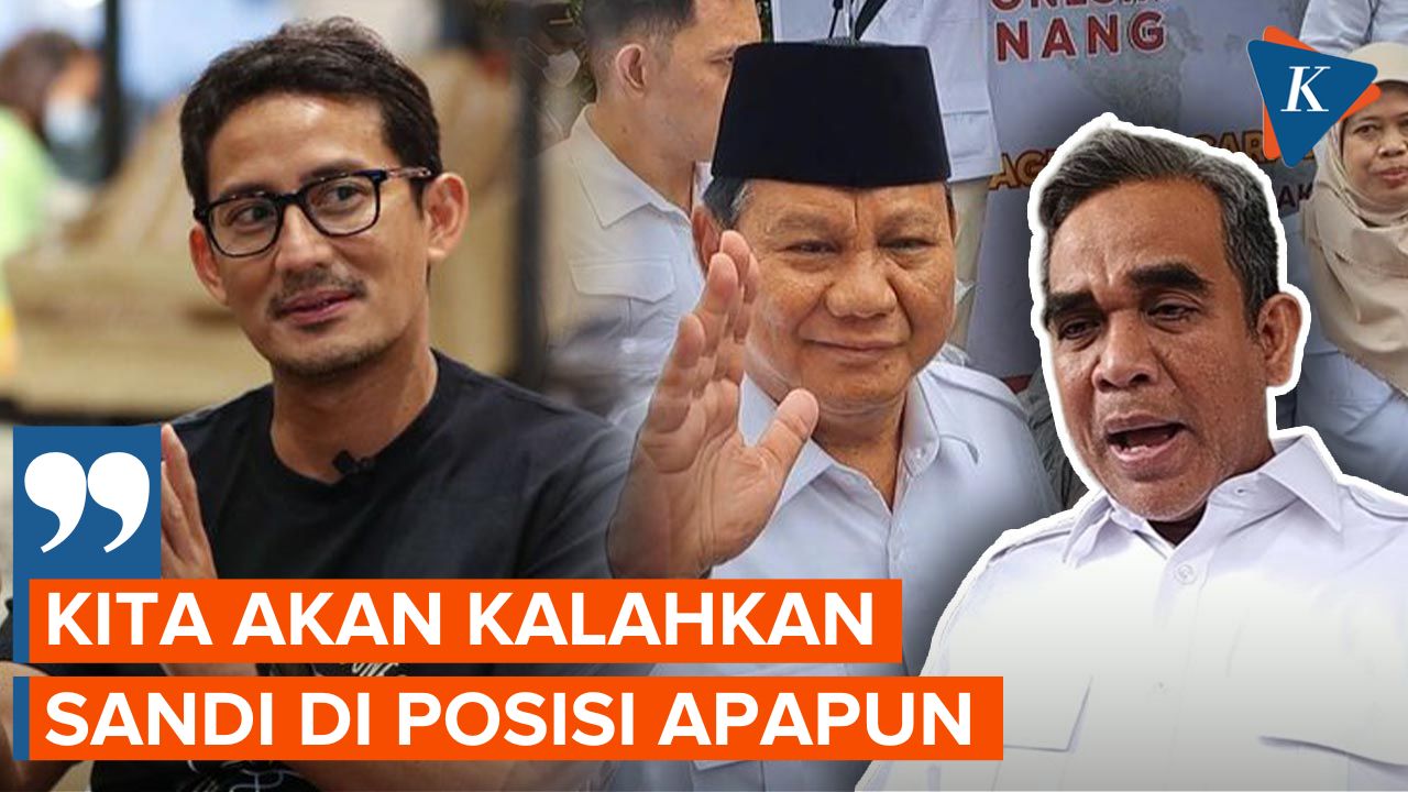 Gerindra Lawan Sandiaga Uno jika Jadi Kompetitor Prabowo di Pilpres…