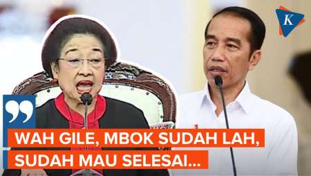 Jokowi Kena Sindir, Megawati: Wah, gile, Mbok Sudahlah, Sudah Selesai Ya Sudah…