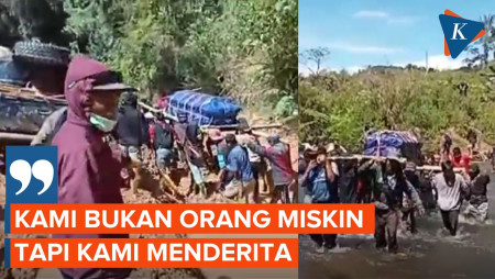 Jeritan Warga Luwu Utara Pulangkan Jenazah lewat Sungai dan Jalan…