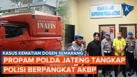 Buntut Kematian Dosen Untag Semarang, Polisi Berpangkat AKBP Ditangkap Propam