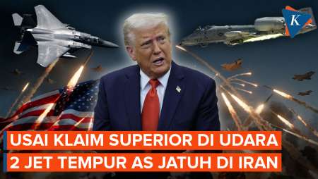 2 Jet Tempur AS Tumbang Usai Trump Sesumbar Soal Kekuatan Udara Washington