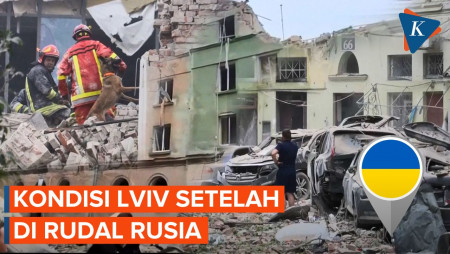 Serangan Rudal di Lviv Ukraina Tewaskan 4 Orang dan Sebabkan Kehancuran Besar