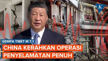 Gempa Tibet China Hari Ini Mengguncang sampai Nepal, Xi Jinping Kerahkan Operasi Penyelamatan Penuh