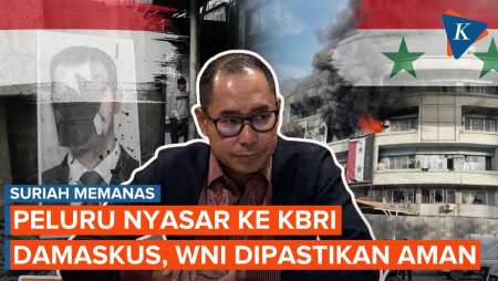 KBRI Damaskus Kena Peluru Nyasar, Kemlu Pastikan Tidak Ada WNI yang Terluka