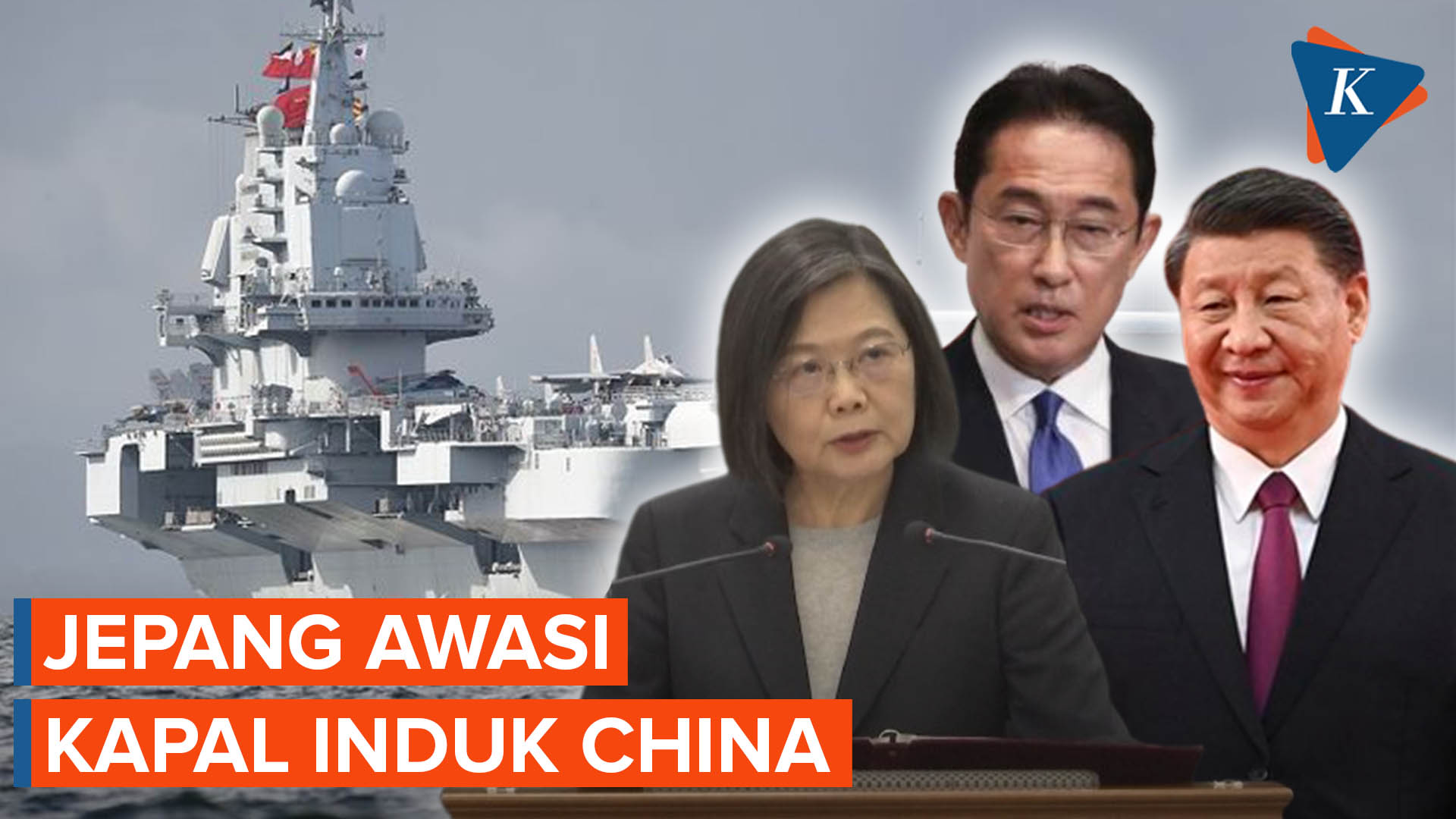 Kapal Induk China Dekati Taiwan, Jepang Kerahkan Jet Tempur