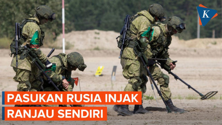 Pasukan Rusia Kelabakan Usai Diserang Balik Ukraina, Banyak yang Injak Ranjau Sendiri