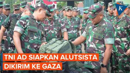 TNI AD Siapkan Pasukan dan Alutsista untuk Dikirim dalam Misi Perdamaian Gaza