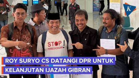 Momen Roy Suryo CS Sambangi DPR Soal Kelanjutan Polemik Ijazah Gibran
