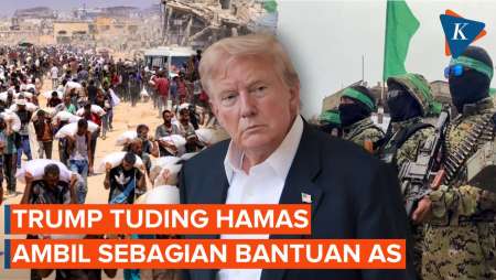Trump: Hamas Ambil Sebagian Bantuan AS yang Nyaris Rp 1 Triliun
