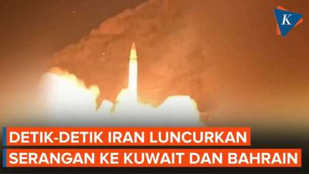 Detik-detik Iran Luncurkan Rudal dan Drone ke Kuwait-Bahrain
