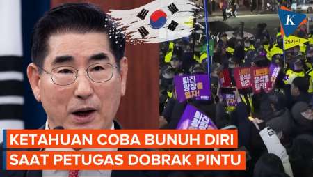 Mantan Menhan Korsel Kepergok Coba Bunuh Diri Saat Petugas Dobrak Pintu